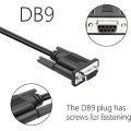 USB ~ RS232 DB9 수컷에서 암컷 케이블